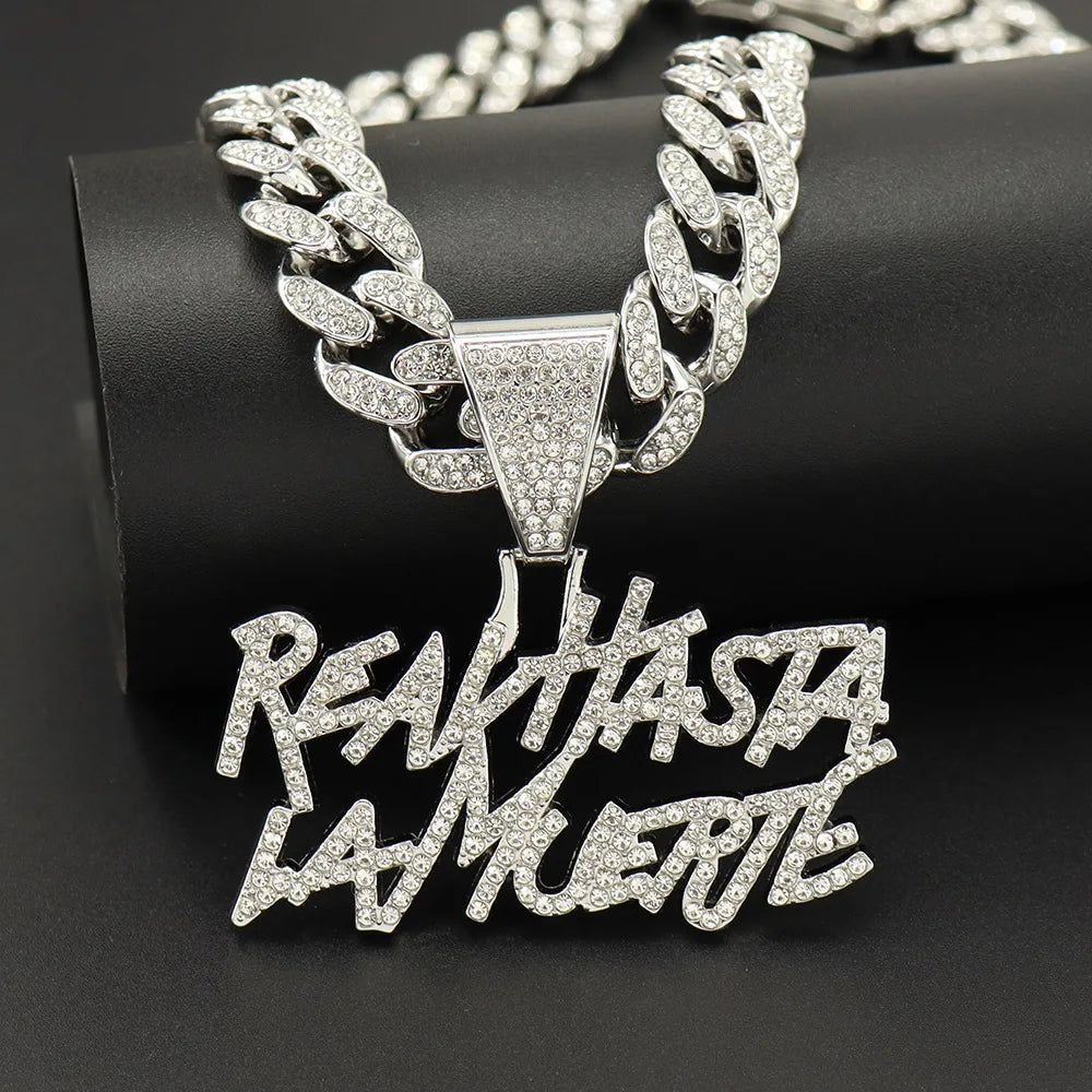 Hip Hop Letter Pendant Necklace