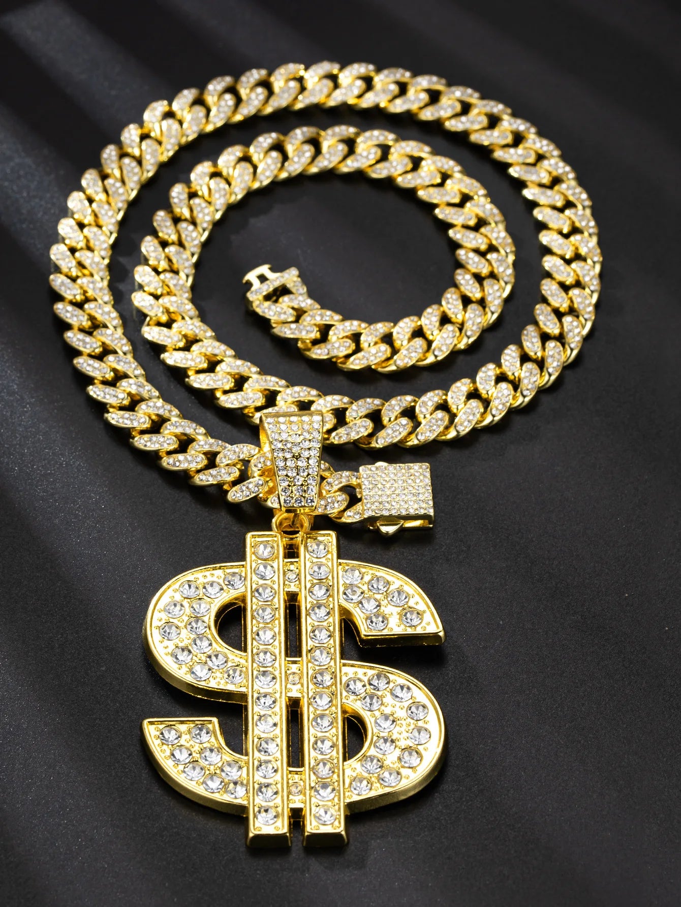 Hip Hop Letter Pendant Necklace