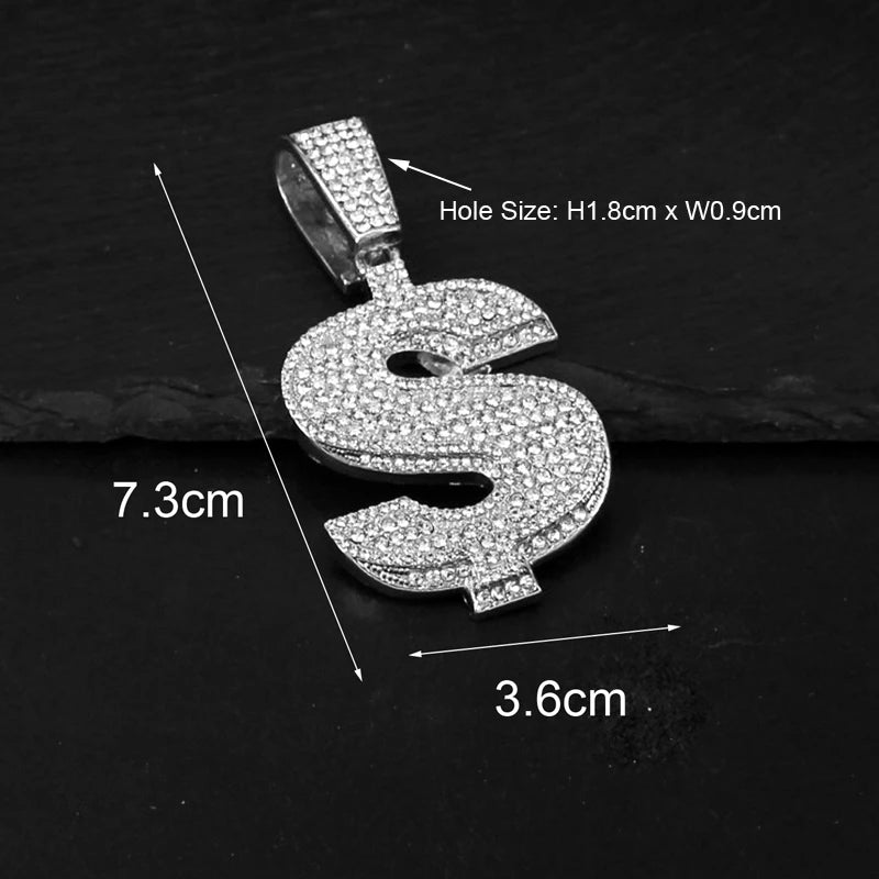 Big Dollar Sign Pendant