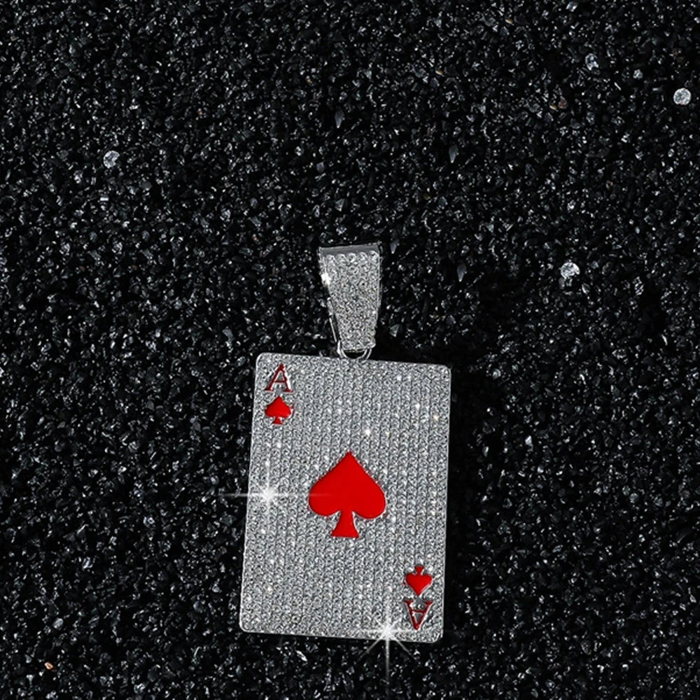 Iced Poker Necklace